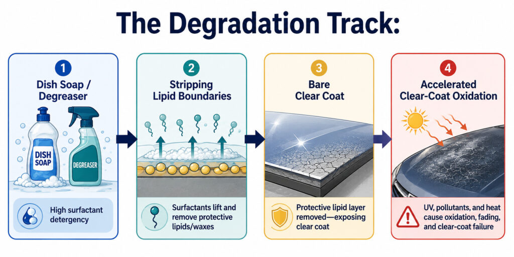 the degradation track