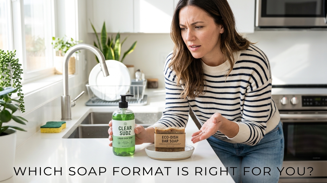How to Choose Between Bar and Liquid Dish Soap How to Choose Between Bar and Liquid Dish Soap
