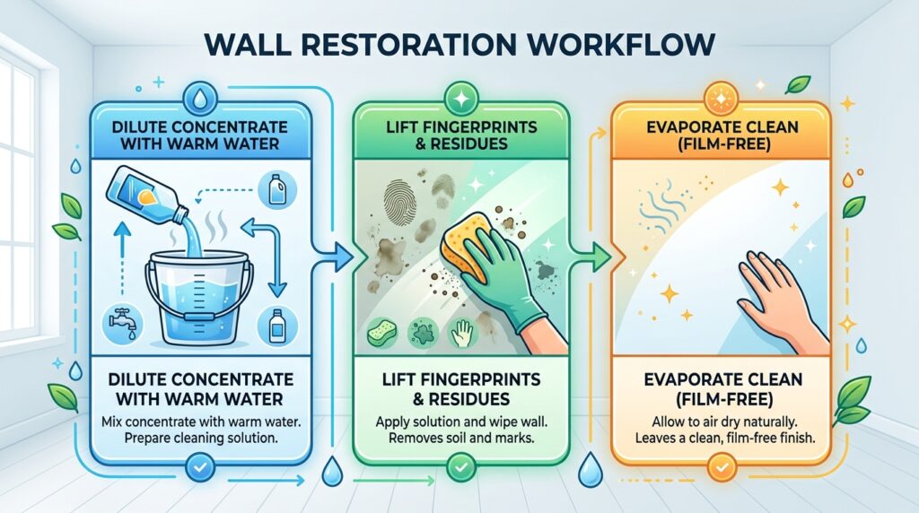 wall restoration workflow