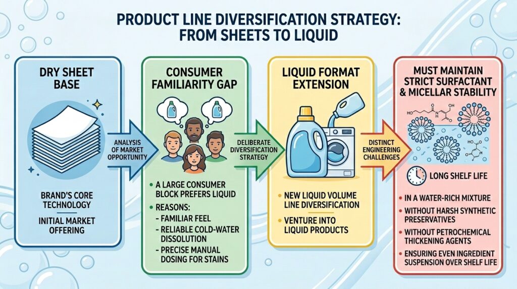 Do Clean People Make a Liquid Detergent? product line diversification strategy